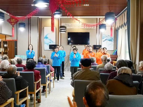 1、成都康养结合养老院一暄康养海洋公园（南门）院2019年年末冬季趣味运动会-团队展示