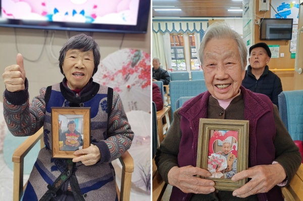 一暄康养华阳院妇女节爱心志愿者送礼物