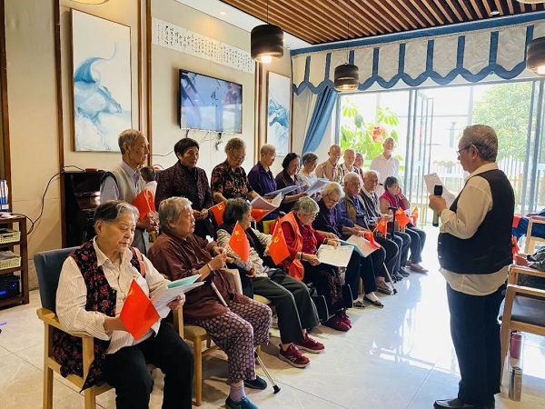 老人合唱《没有共产党就没有新中国》