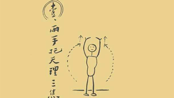 双手托天理三焦